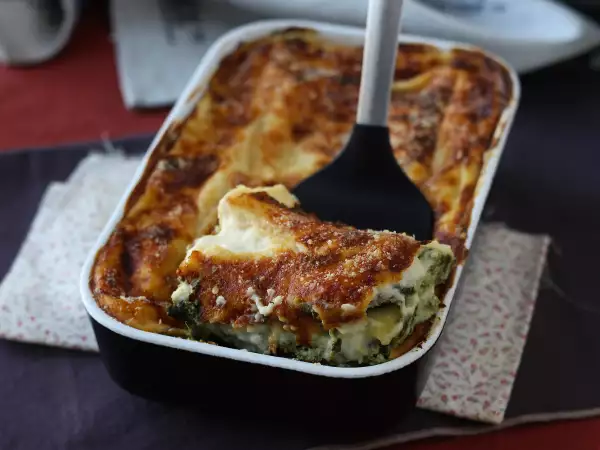 Rezept Besonders cremige ricotta-spinat-lasagne