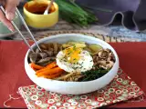 Bibimbap, das traditionelle koreanische Gericht, foto 1
