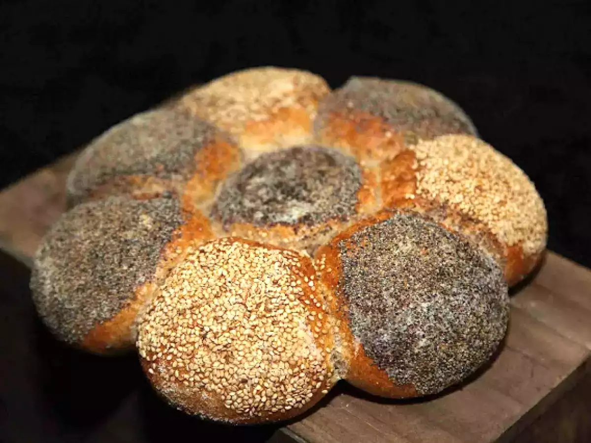 Bio-Weizen-Dinkel Partybrötchen