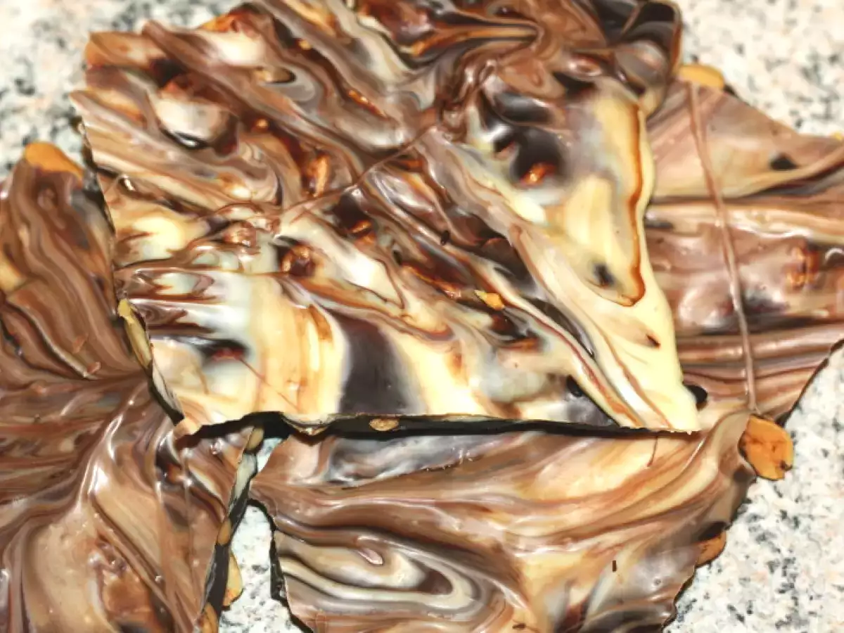 Birkenrindenschokolade für Dorothée