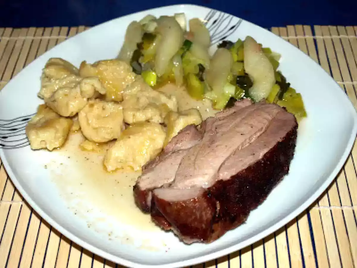 Birnen-Lauch-Gemüse