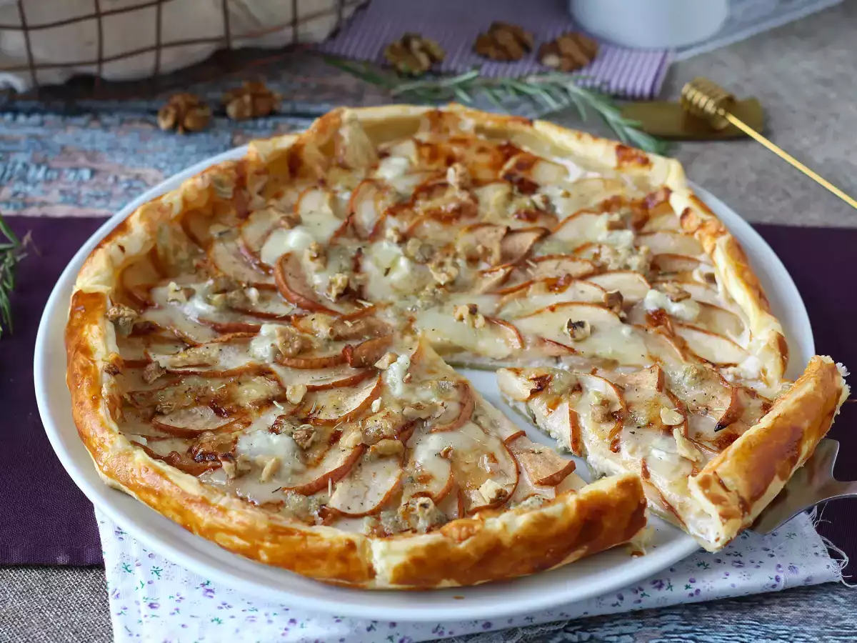 Birnentarte mit Gorgonzola und Walnüssen – süß-herzhafter Genuss - foto 4