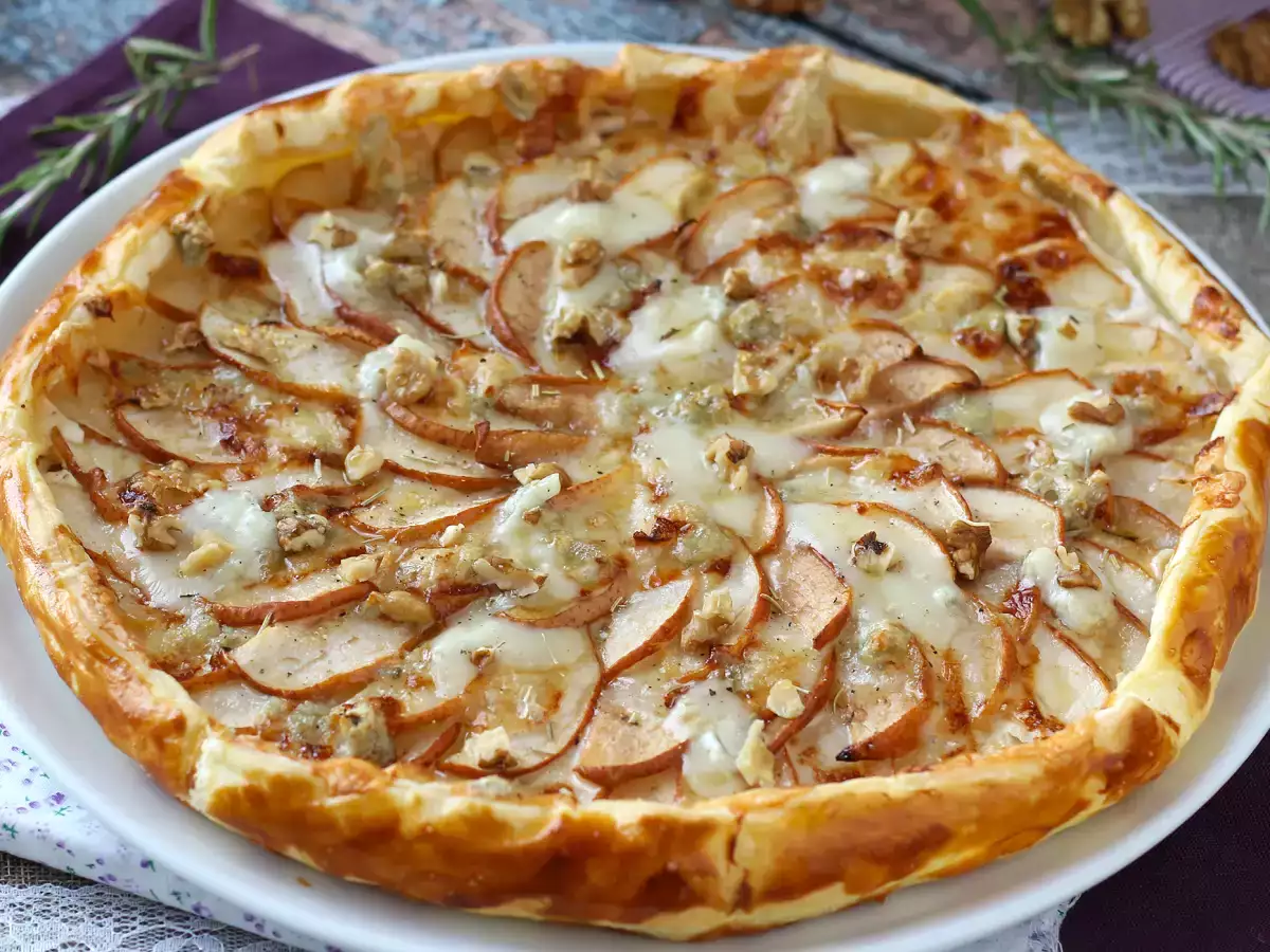 Birnentarte mit Gorgonzola und Walnüssen – süß-herzhafter Genuss - foto 6