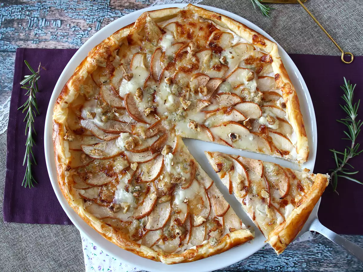 Birnentarte mit Gorgonzola und Walnüssen – süß-herzhafter Genuss - foto 7