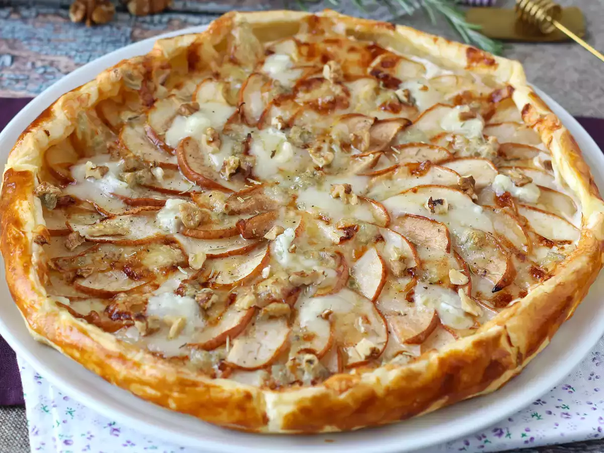Birnentarte mit Gorgonzola und Walnüssen – süß-herzhafter Genuss - foto 8