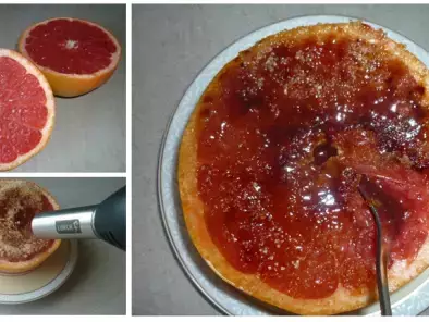 Bitter-süß-saure-Vitamine zum Frühstück: Grapefruit brulee