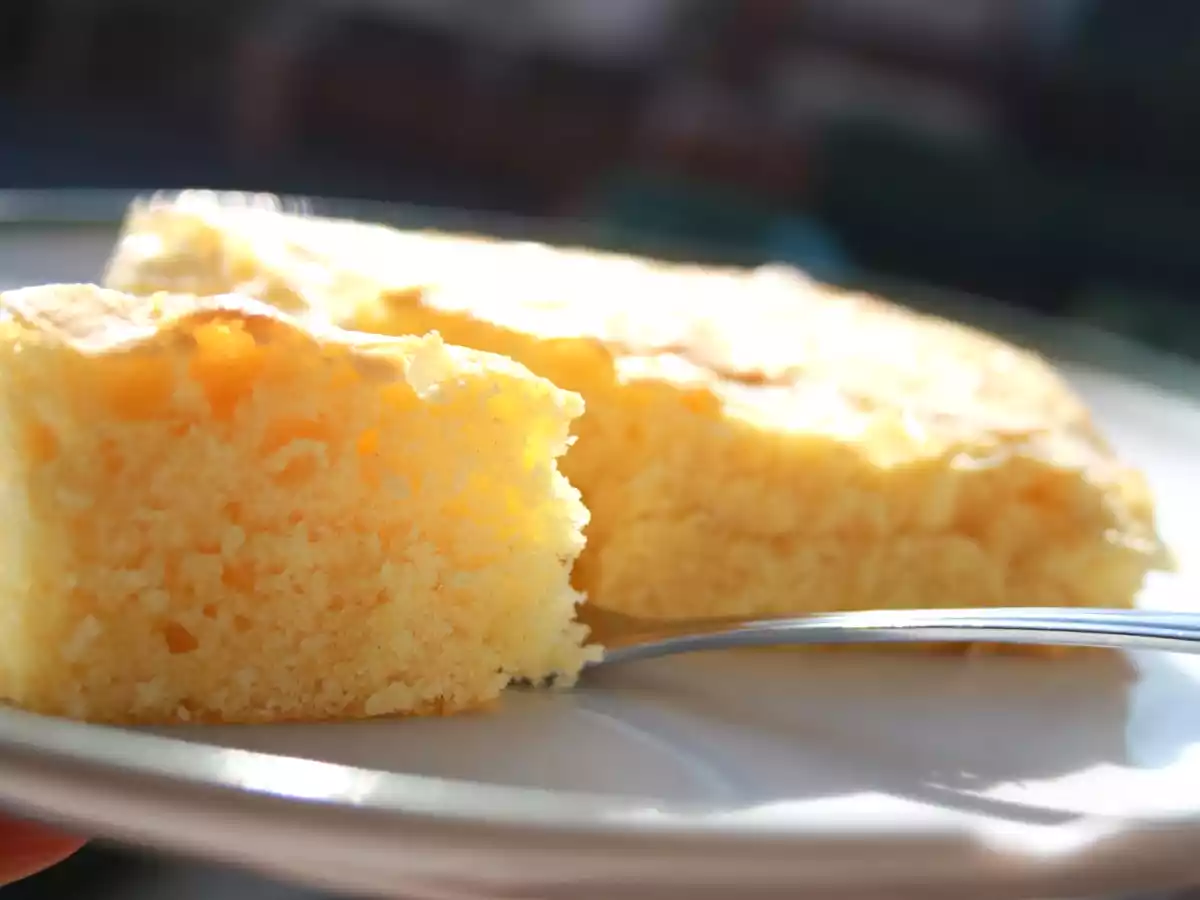 Bizcocho de almendras y mantequilla / Mandelbutterkuchen