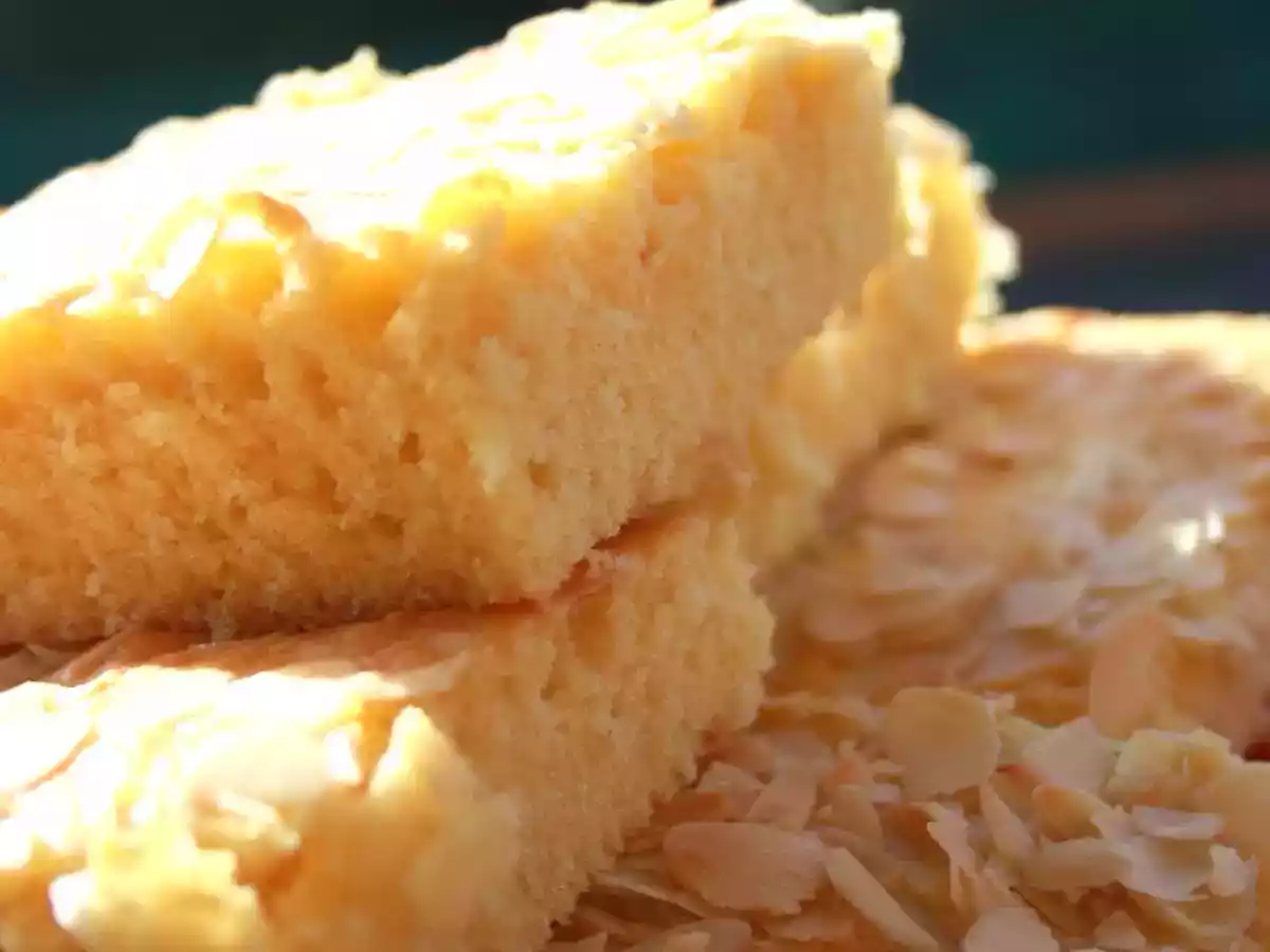 Bizcocho de almendras y mantequilla / Mandelbutterkuchen - foto 2