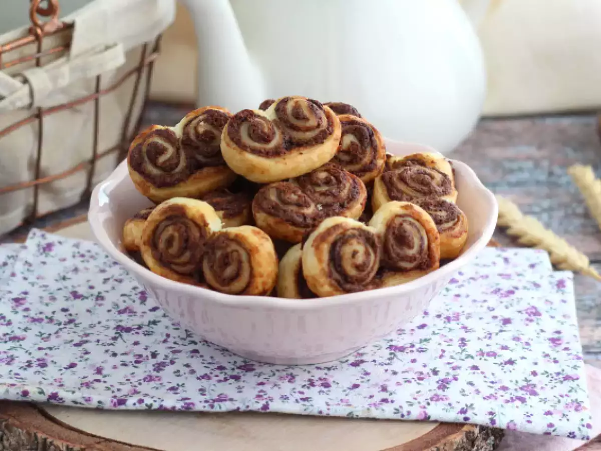 Blätterteig-Palmiers mit süßem Aufstrich - foto 5
