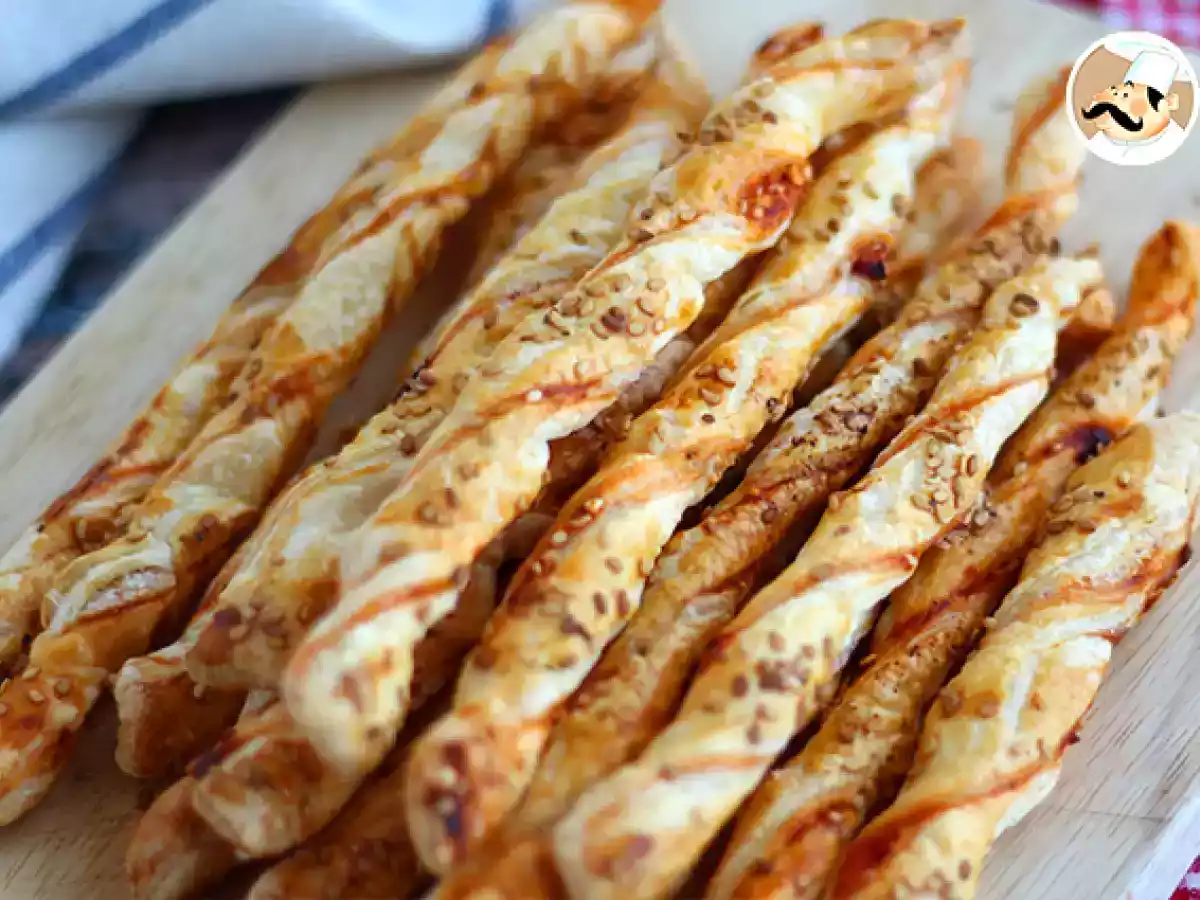 Blätterteig-Twister mit Sesam - foto 2