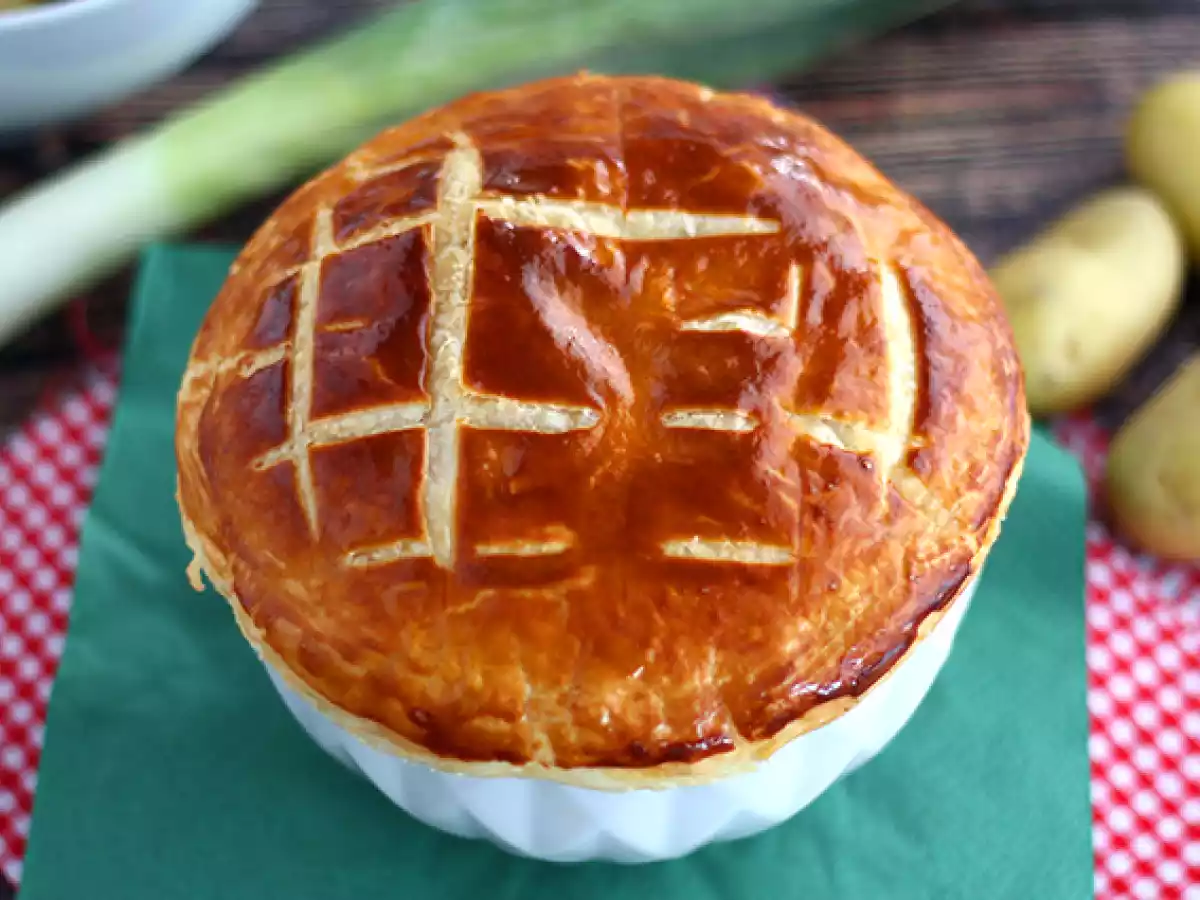 Blätterteigsuppe Lauch Kartoffel - foto 2