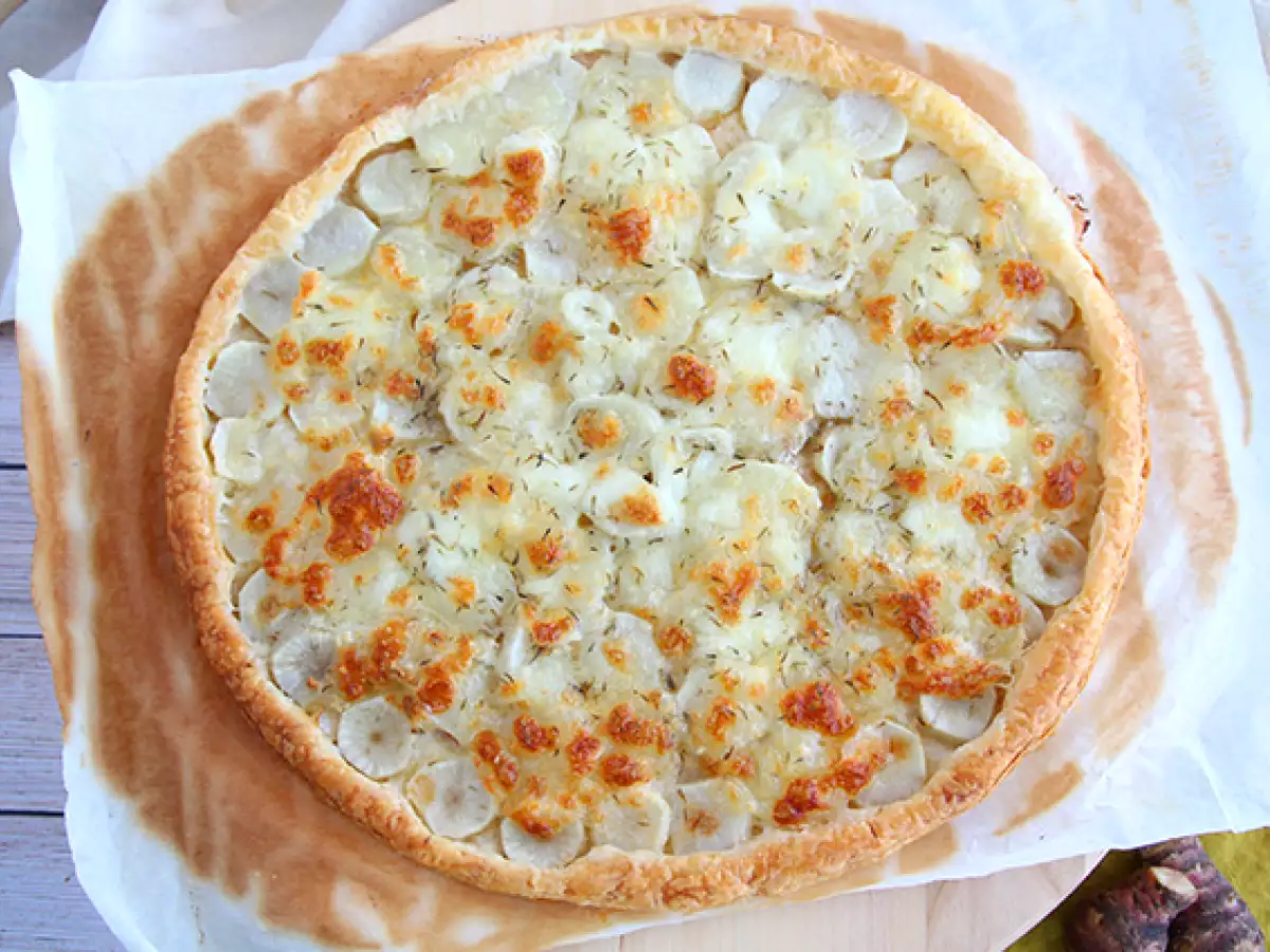 Blätterteigtarte mit Topinambur - foto 2