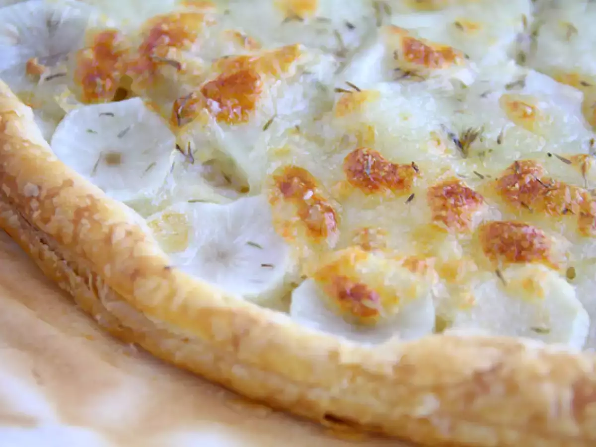 Blätterteigtarte mit Topinambur - foto 3