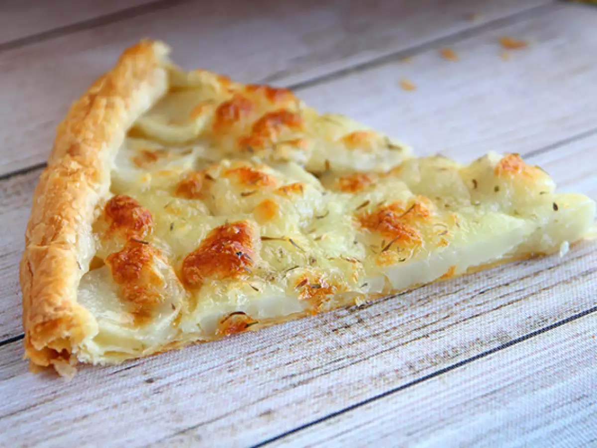 Blätterteigtarte mit Topinambur - foto 4