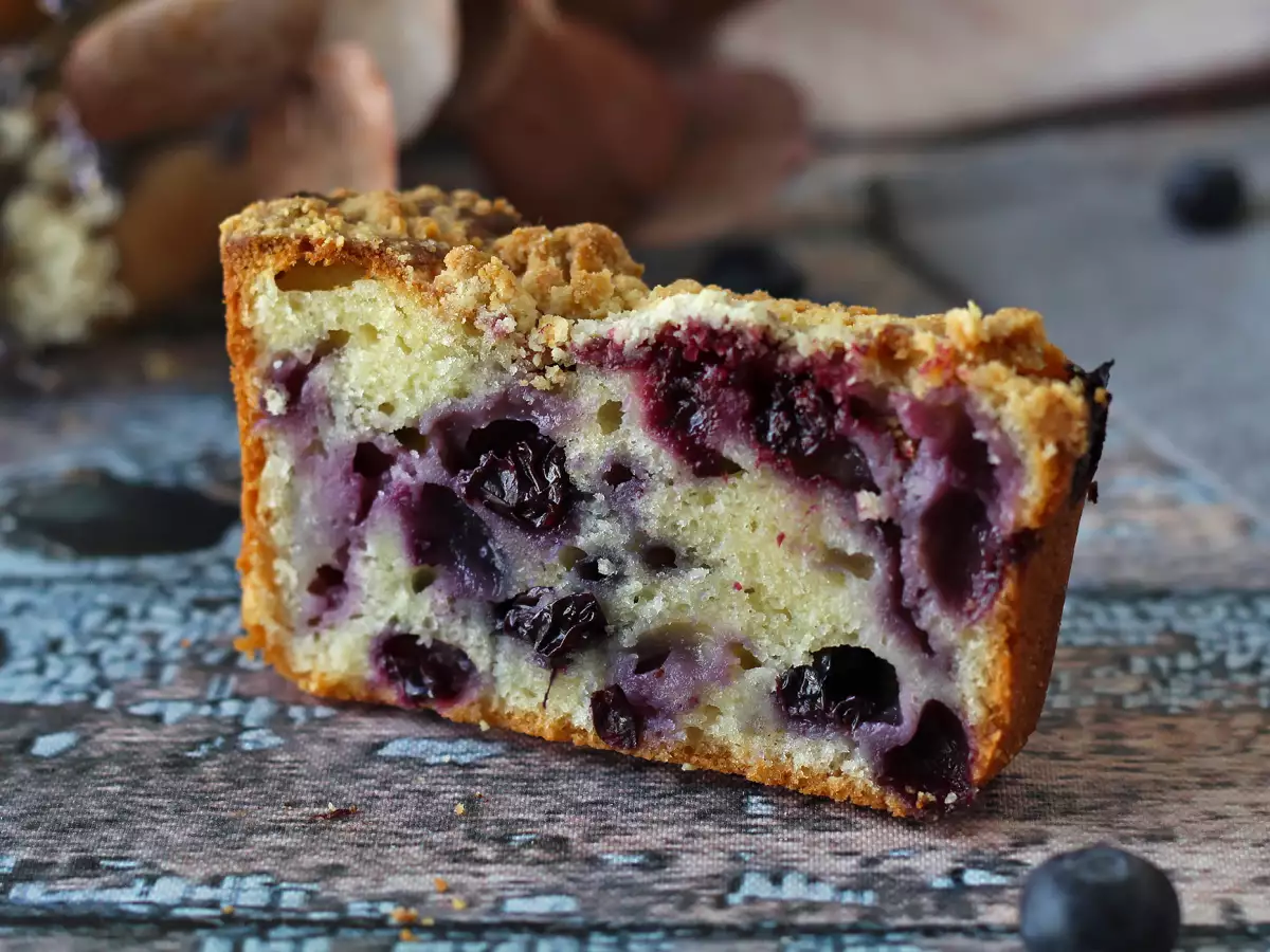 Blaubeer-Streuselkuchen: saftig, zart und knusprig! - foto 3