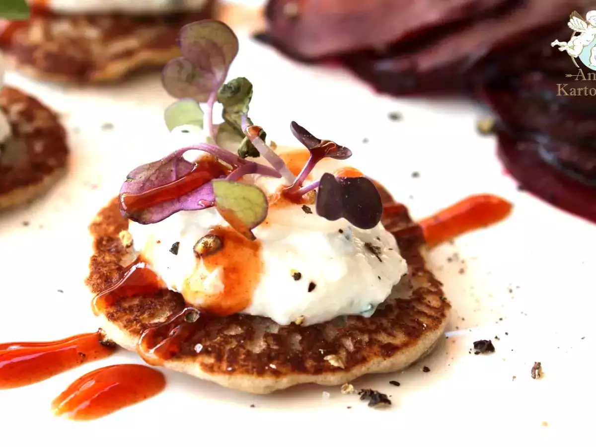 Blinis aus Buchweizenmehl