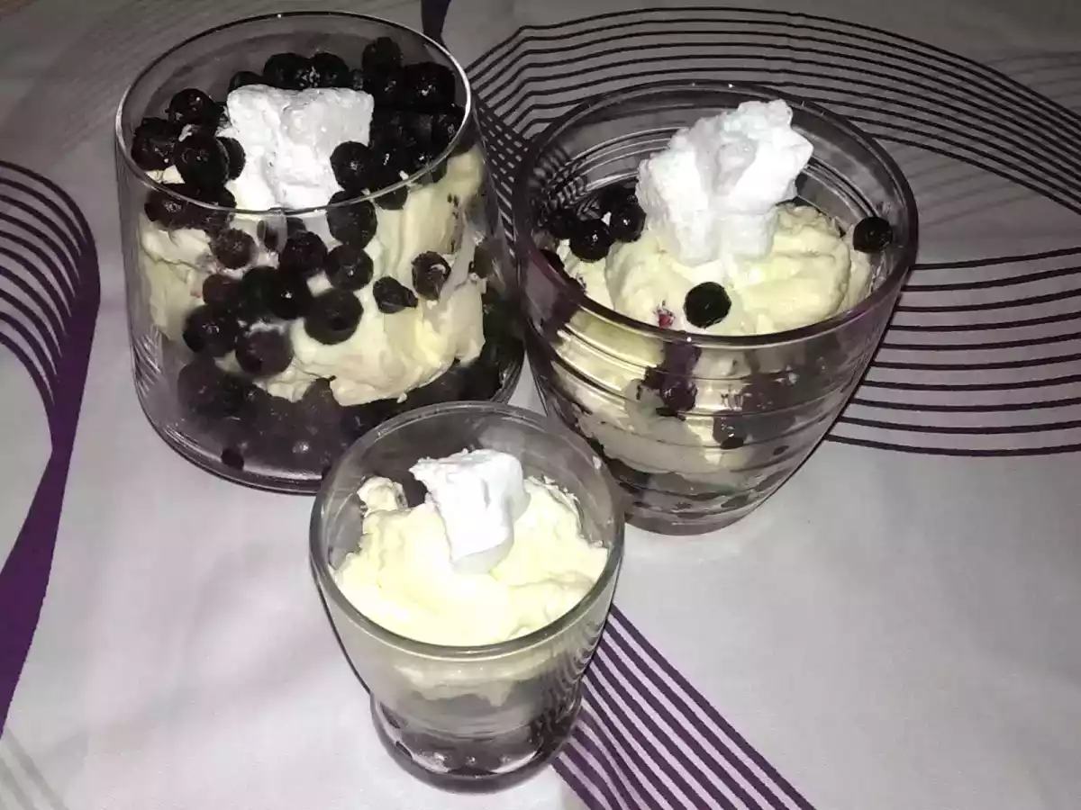 Blueberry Mascarpone Dessert | Blaubeere-Mascarpone-Dessert