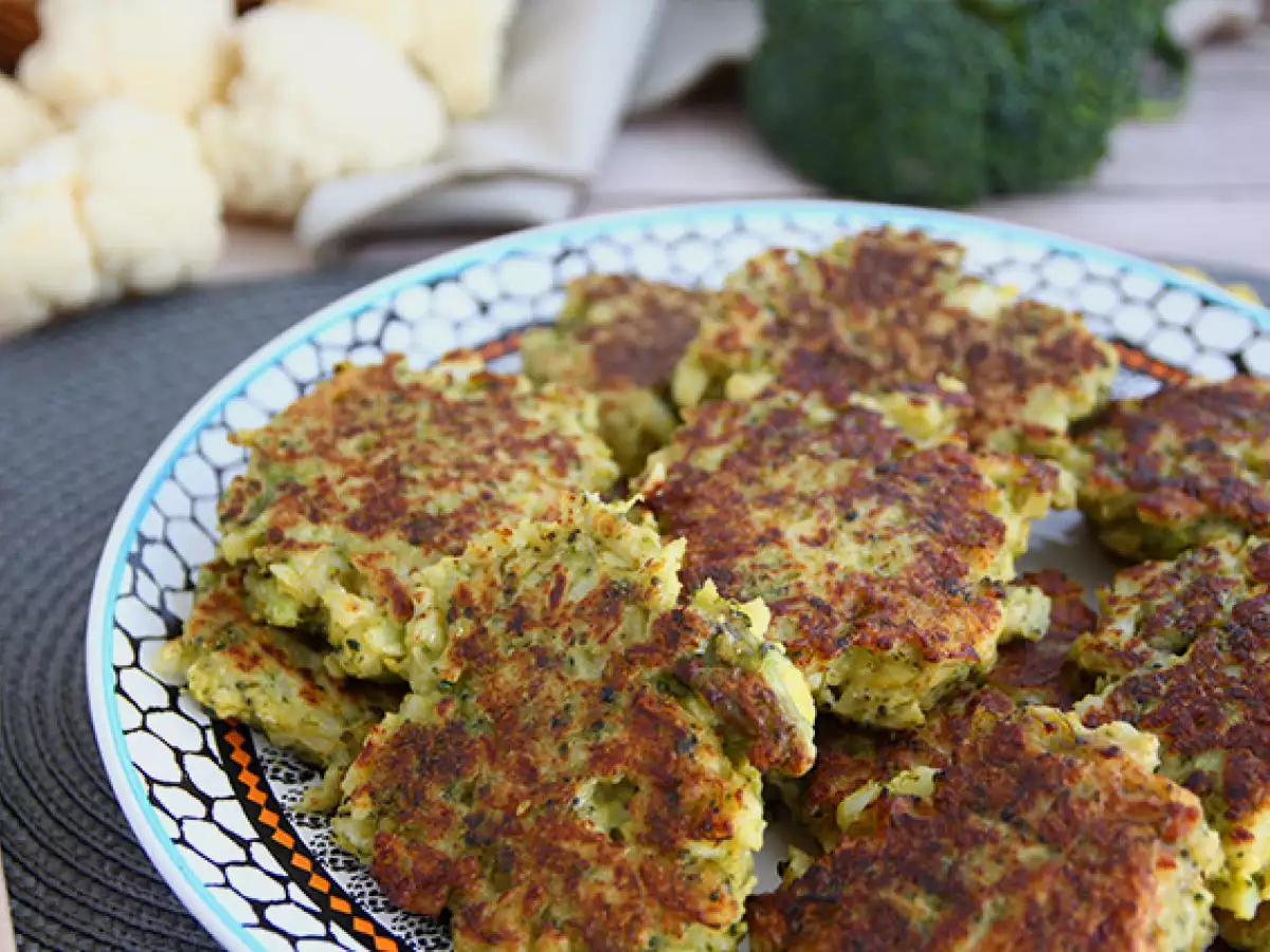 Blumenkohl-Brokkoli-Puffer mit Curry - foto 4