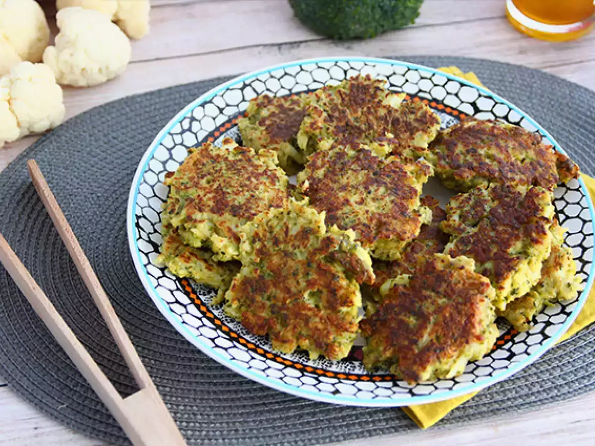 Blumenkohl-Brokkoli-Puffer mit Curry - foto 5