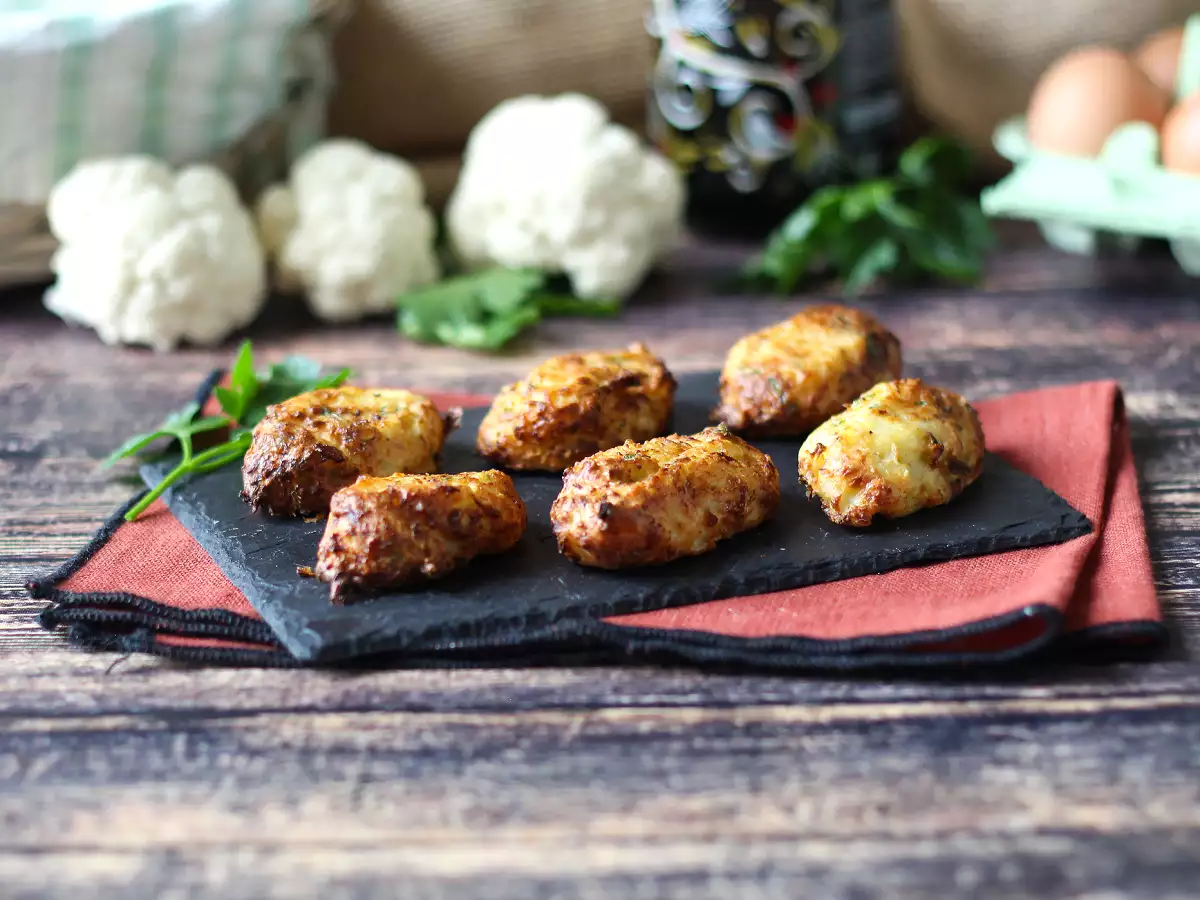 Blumenkohl-Frikadellen aus der Heißluftfritteuse: ein preiswertes vegetarisches Rezept - foto 2
