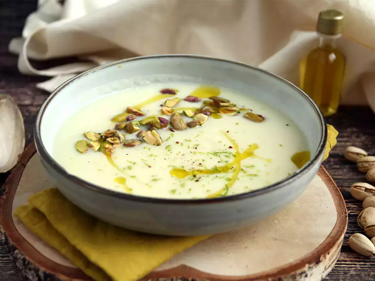 Blumenkohlcreme mit Pistazien - foto 3