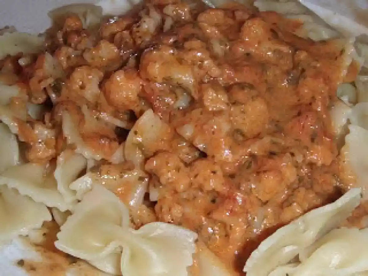 Blumenkohlsauce zu Pasta