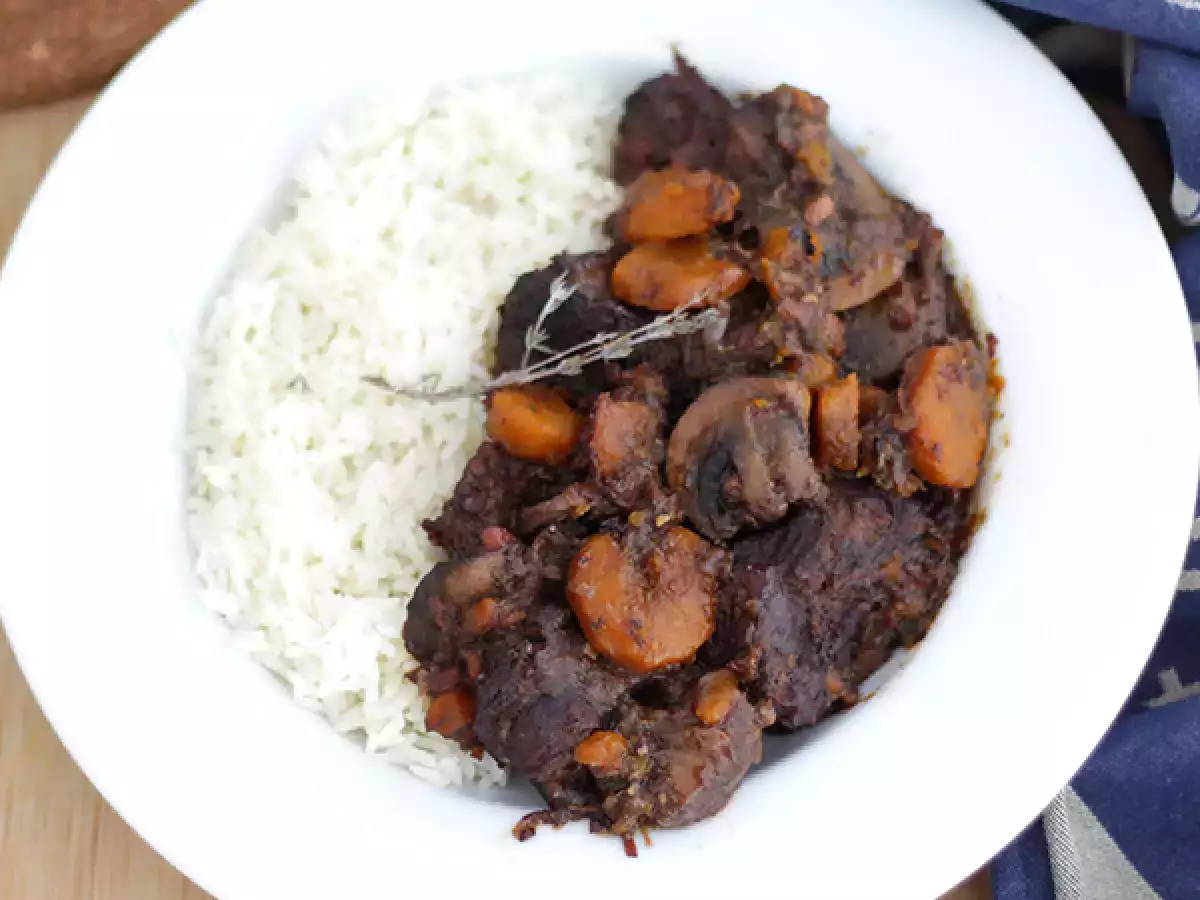 Boeuf Bourguignon – französischer Rinderschmortopf