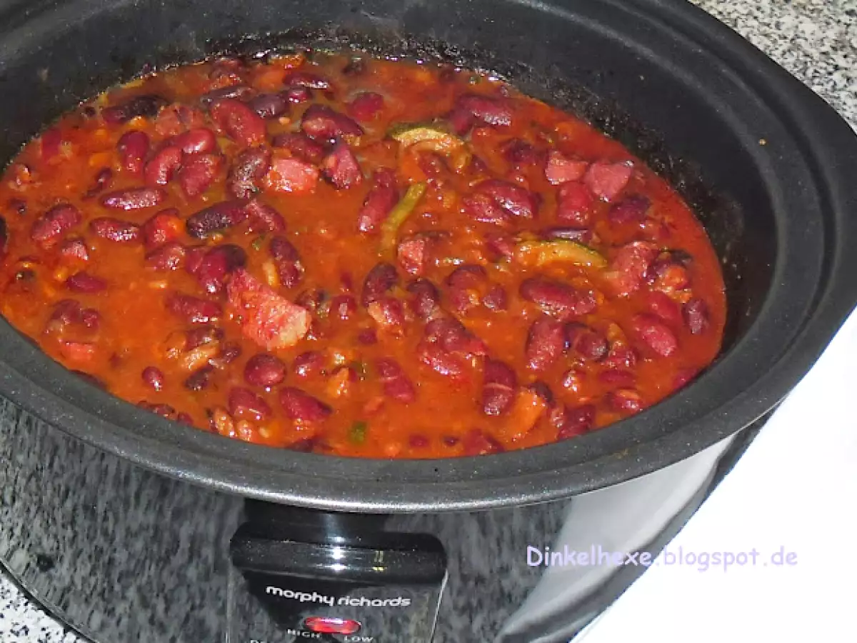 Bohnen-Eintopf aus dem Crockpot - Slowcooker - foto 2