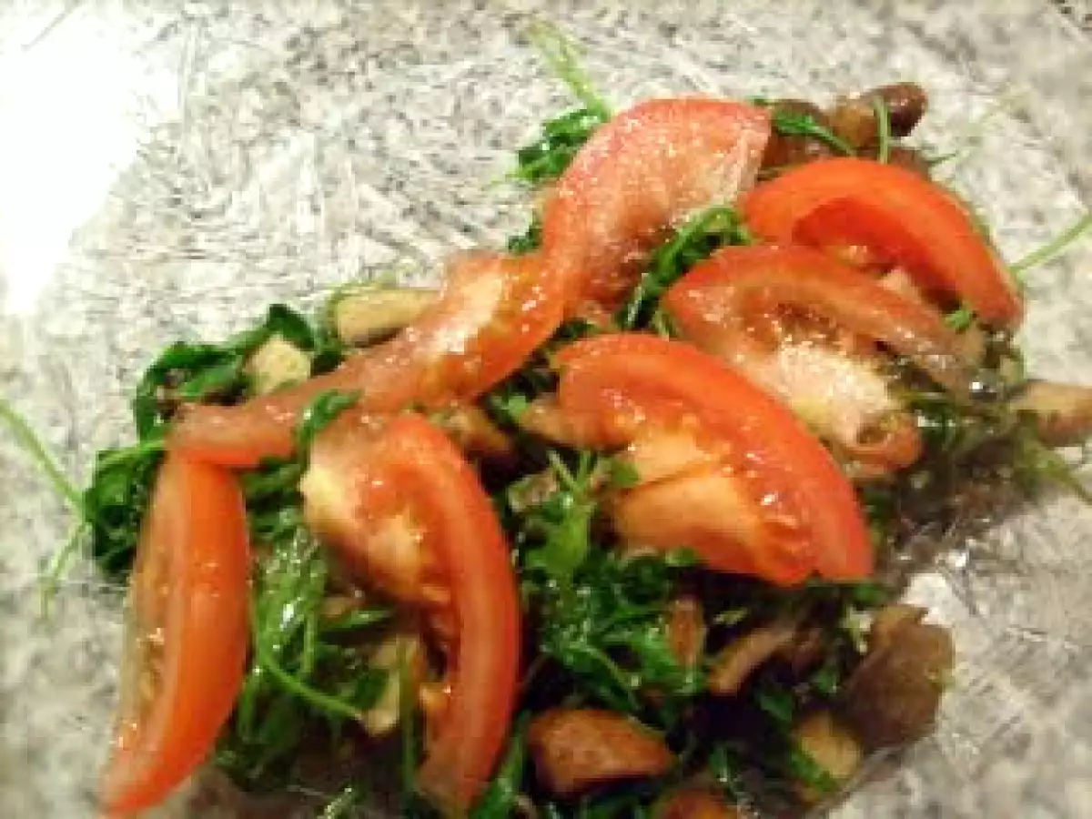 Bonfire Night und Abgrillen mit Champignon-Ruccola Salat