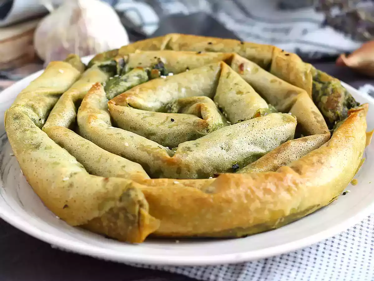 Borek, türkischer Spinat-Käse-Kuchen - foto 3