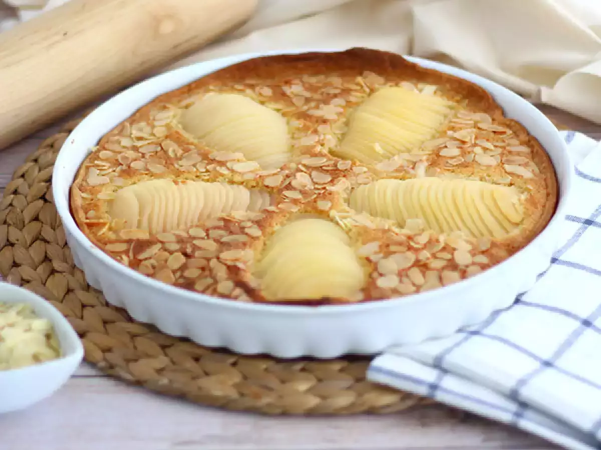 Bourdaloue-Tarte: Französische Birnen-Mandel-Tarte