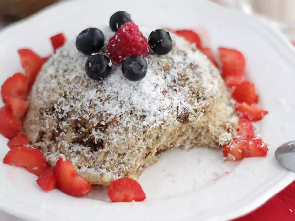 Bowl Cake mit Banane und Kokos – laktose- und glutenfrei - foto 2