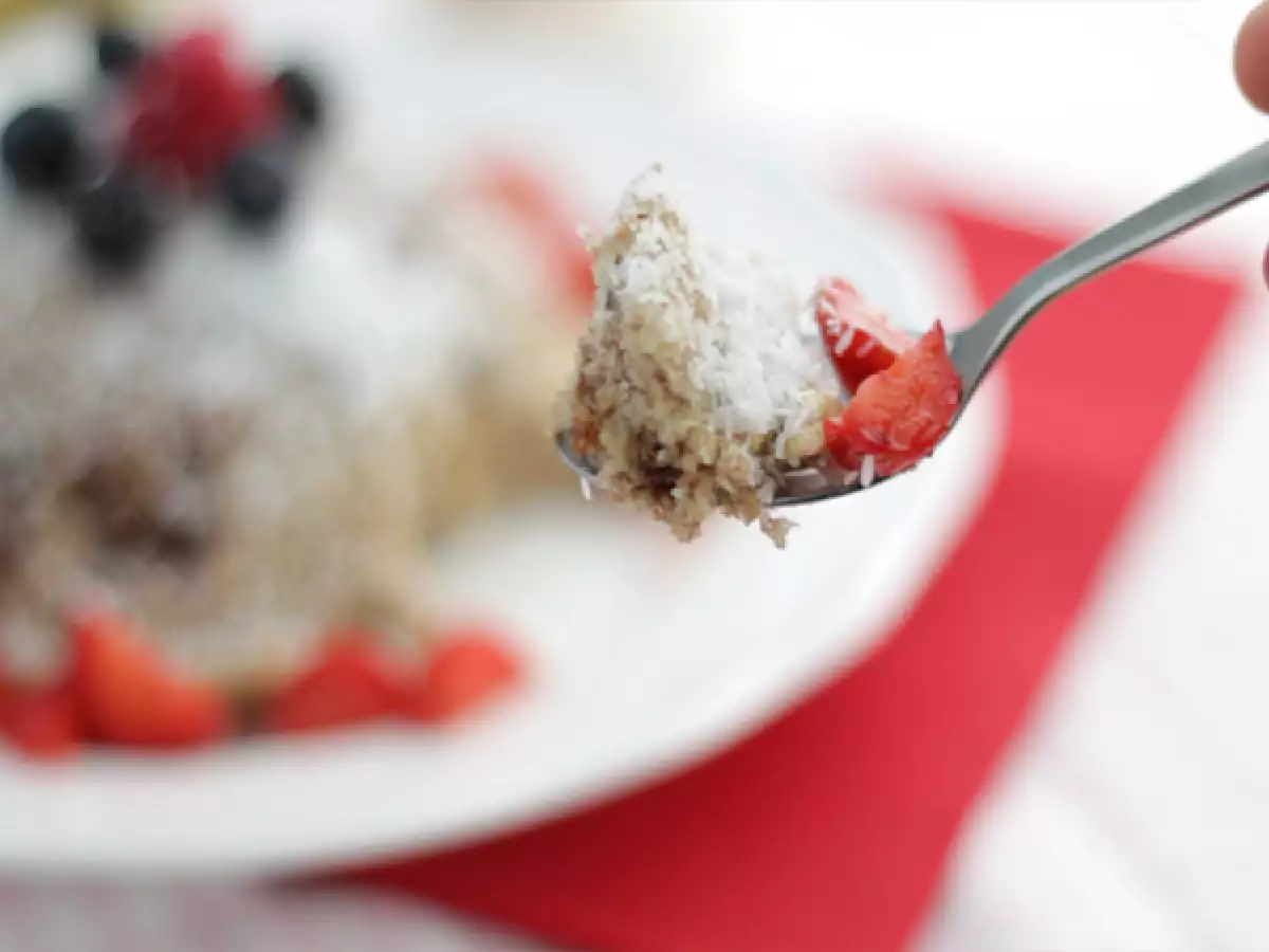 Bowl Cake mit Banane und Kokos – laktose- und glutenfrei - foto 3