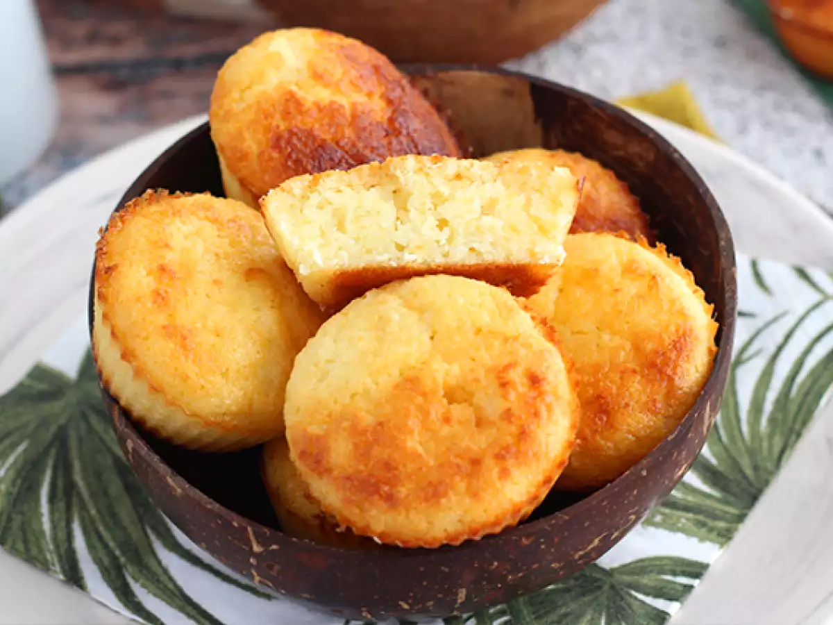 Brasilianische Kokos-Muffins (Queijadinhas) - foto 5