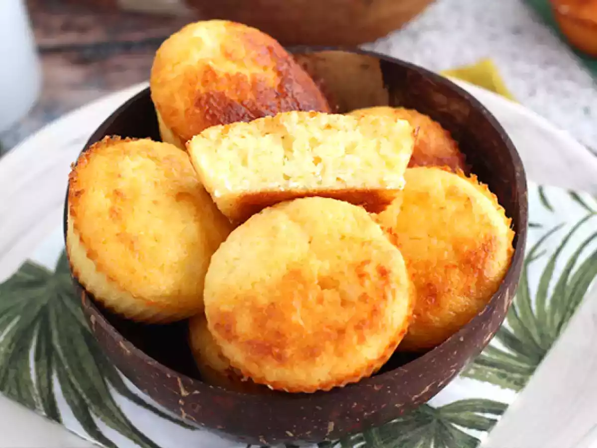 Brasilianische Kokosnussmuffins - Queijadinhas - foto 5