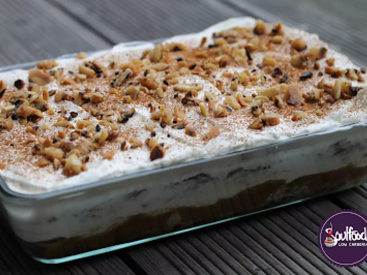 Bratapfel-Tiramisu (LowCarb, Glutenfrei)