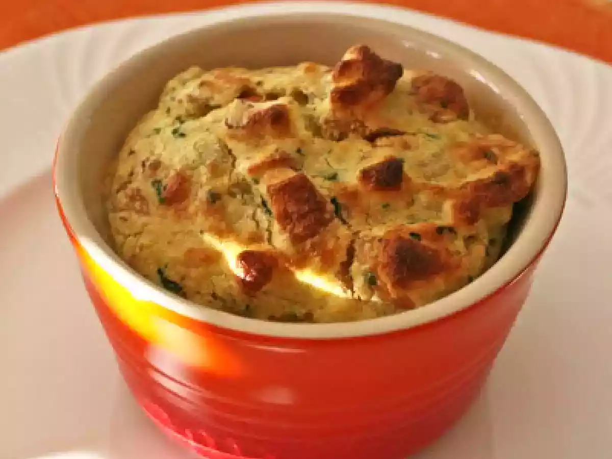 Brezenknödel-Soufflé