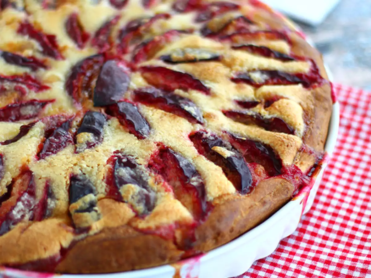 Brioche-Tarte mit Pflaumen - foto 2