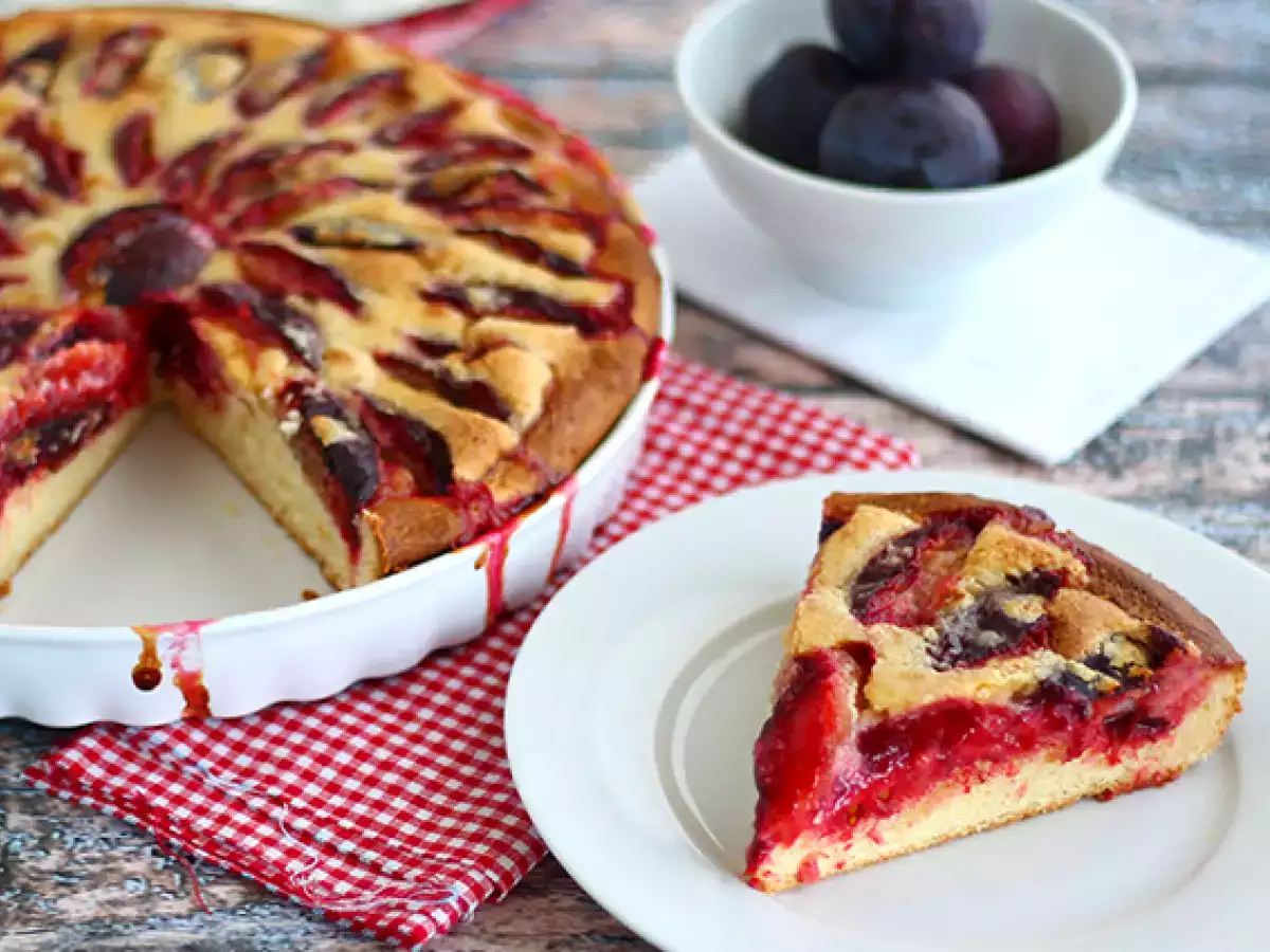 Brioche-Tarte mit Pflaumen - foto 3