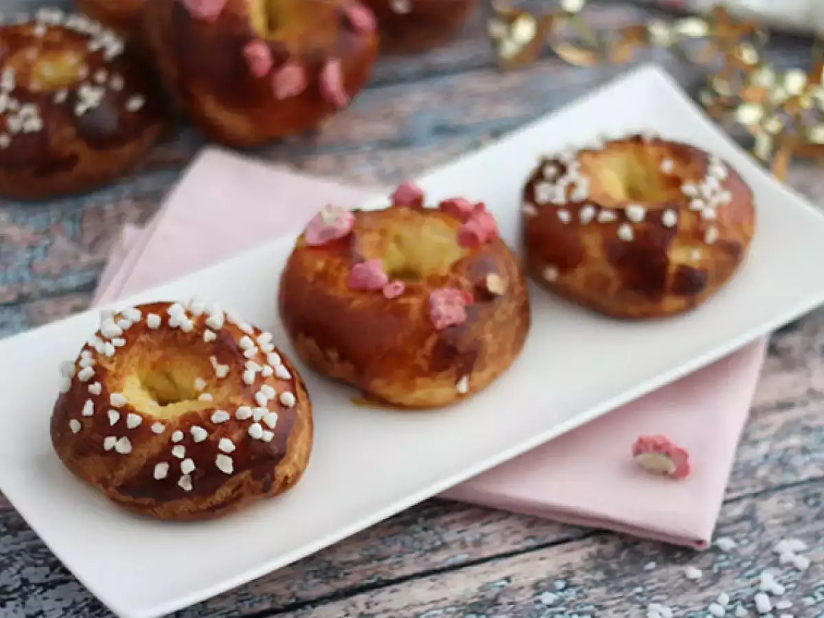 Briochettes des rois (Dreikönigskuchen)