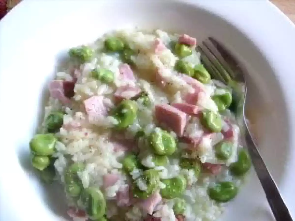 Broad Bean Risotto - Risotto mit dicken Bohnen