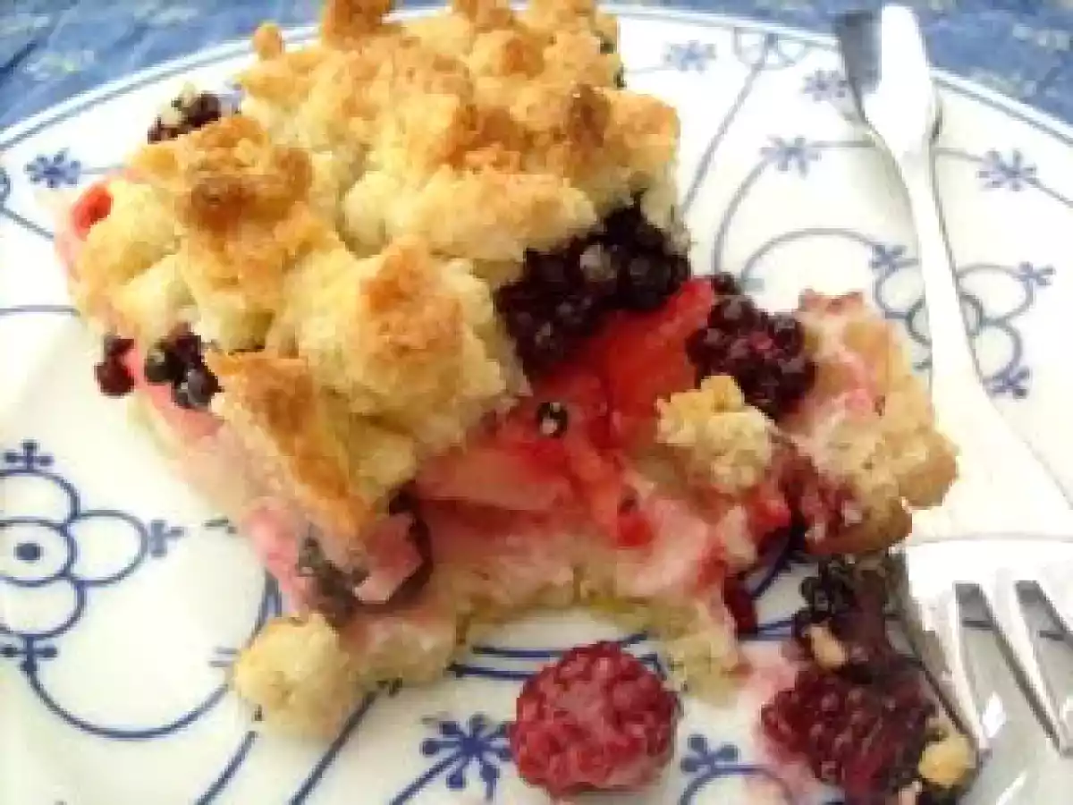 Brombeer-Apfelkuchen