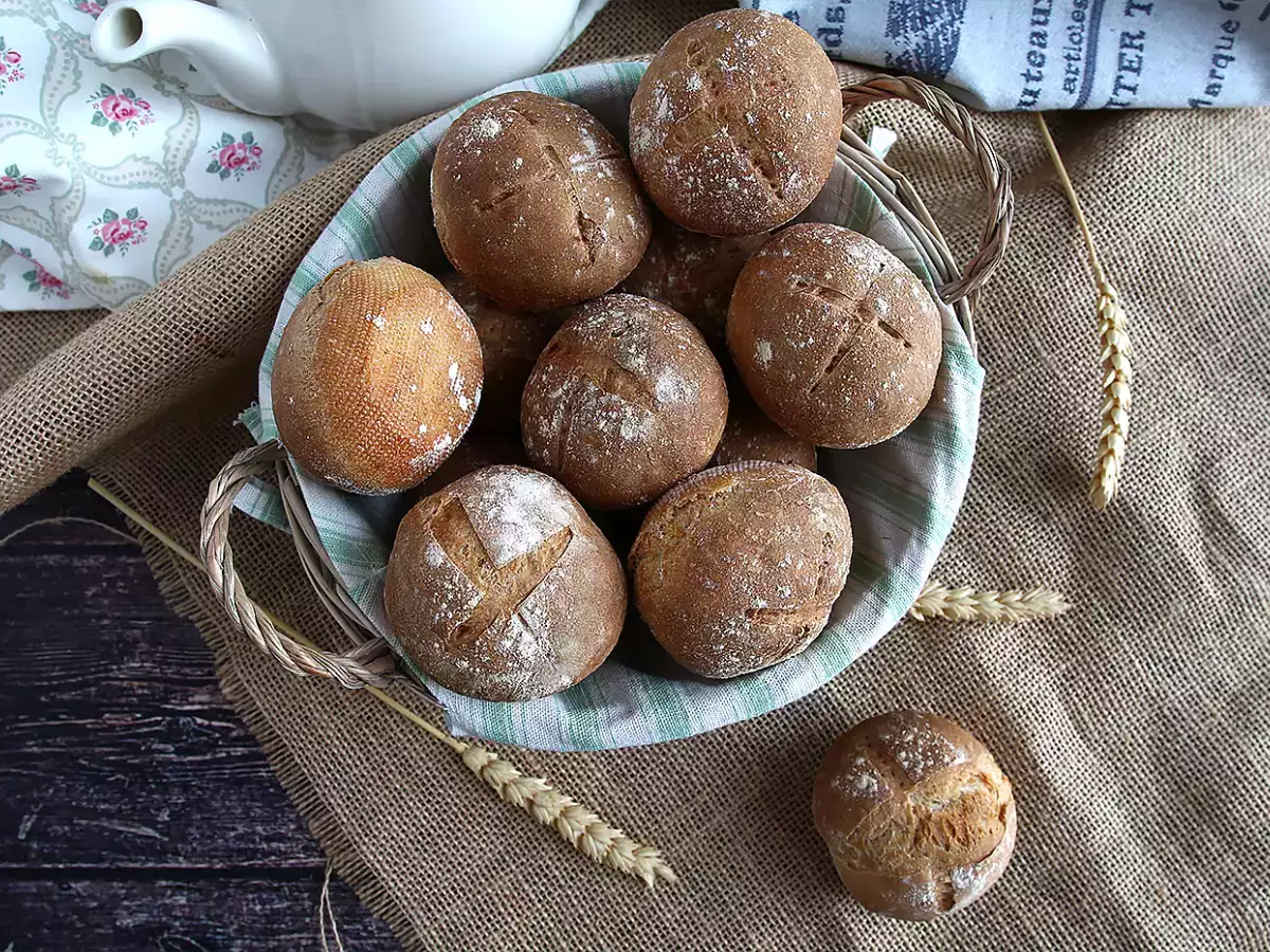 Brötchen ohne Kneten – außen knusprig und innen fluffig - foto 5