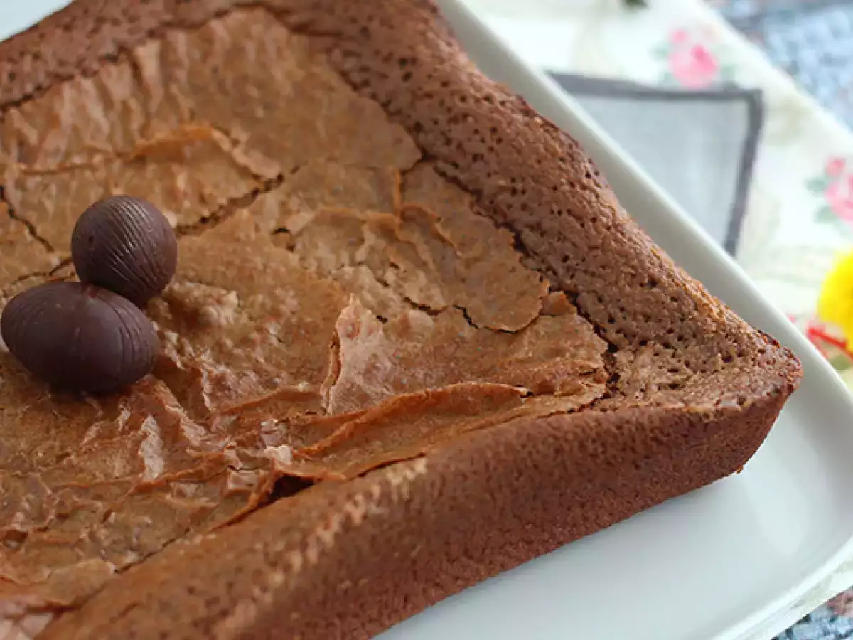 Brownie aus übrig gebliebener Osterschokolade - foto 3