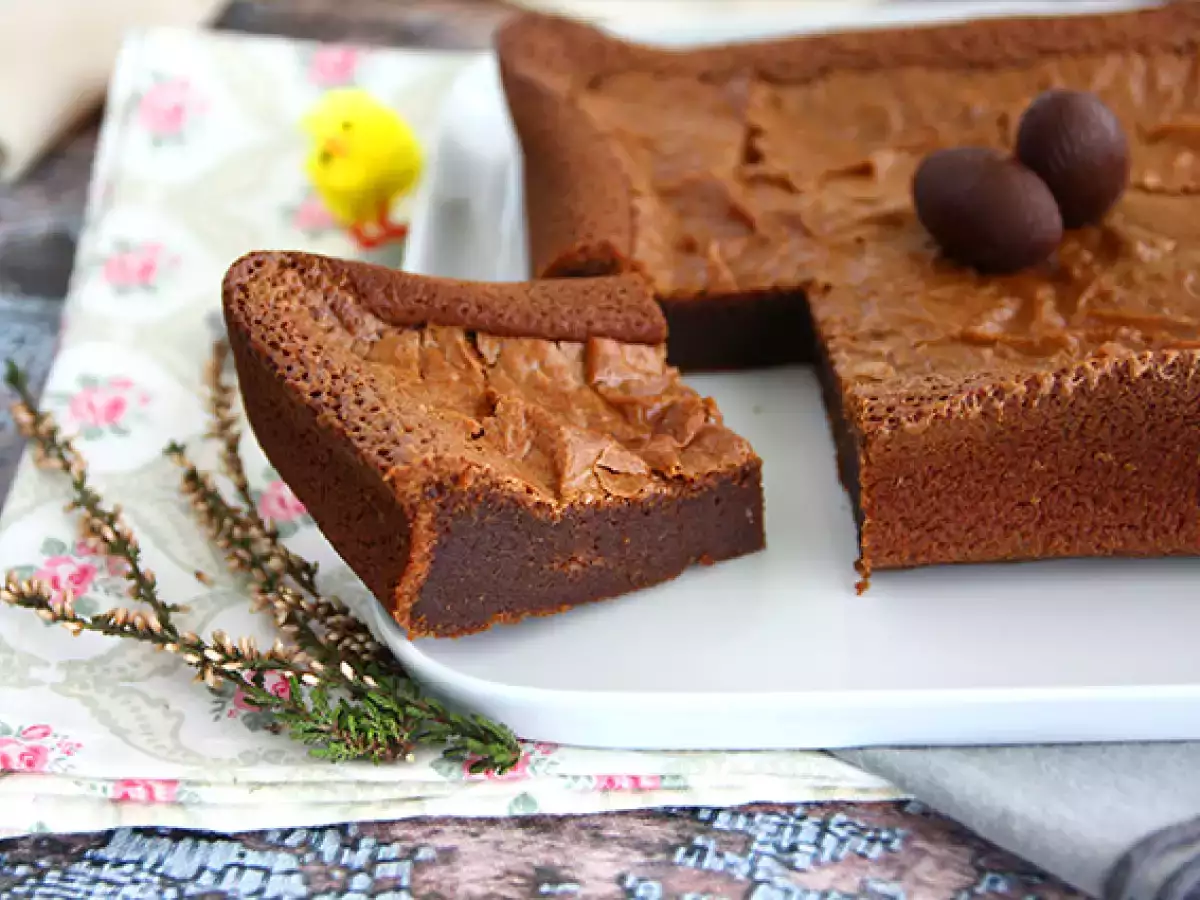 Brownie aus übrig gebliebener Osterschokolade - foto 4