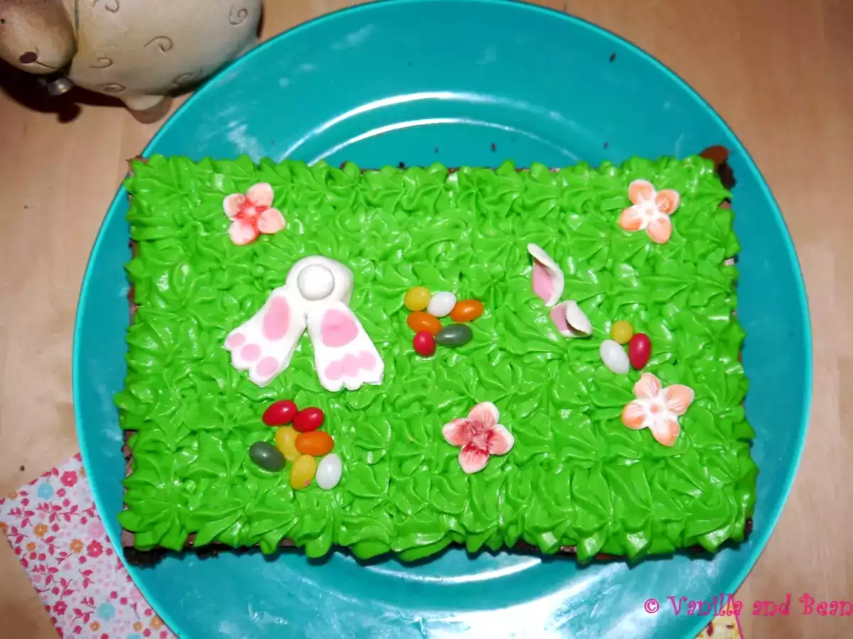 Brownie Cake Osterwiese