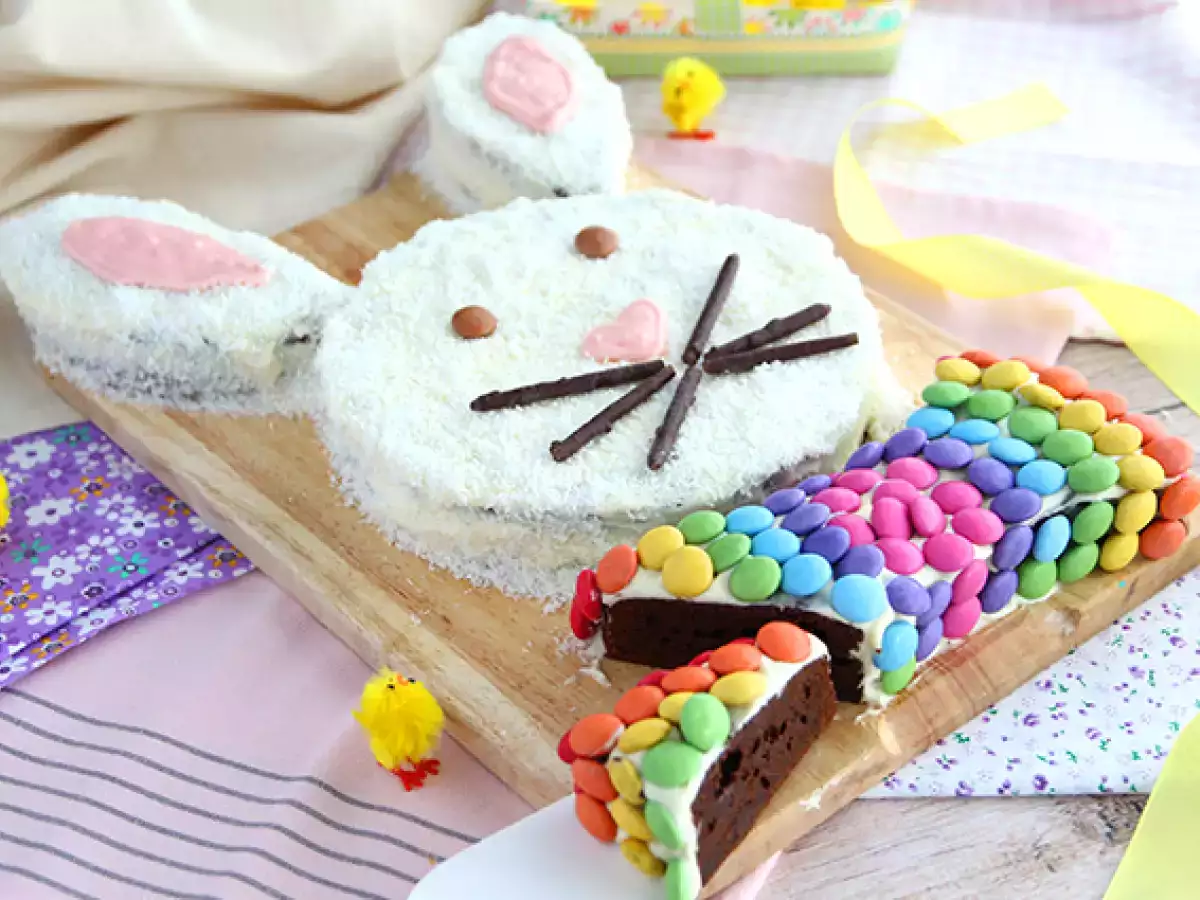 Brownie-Hasenkuchen