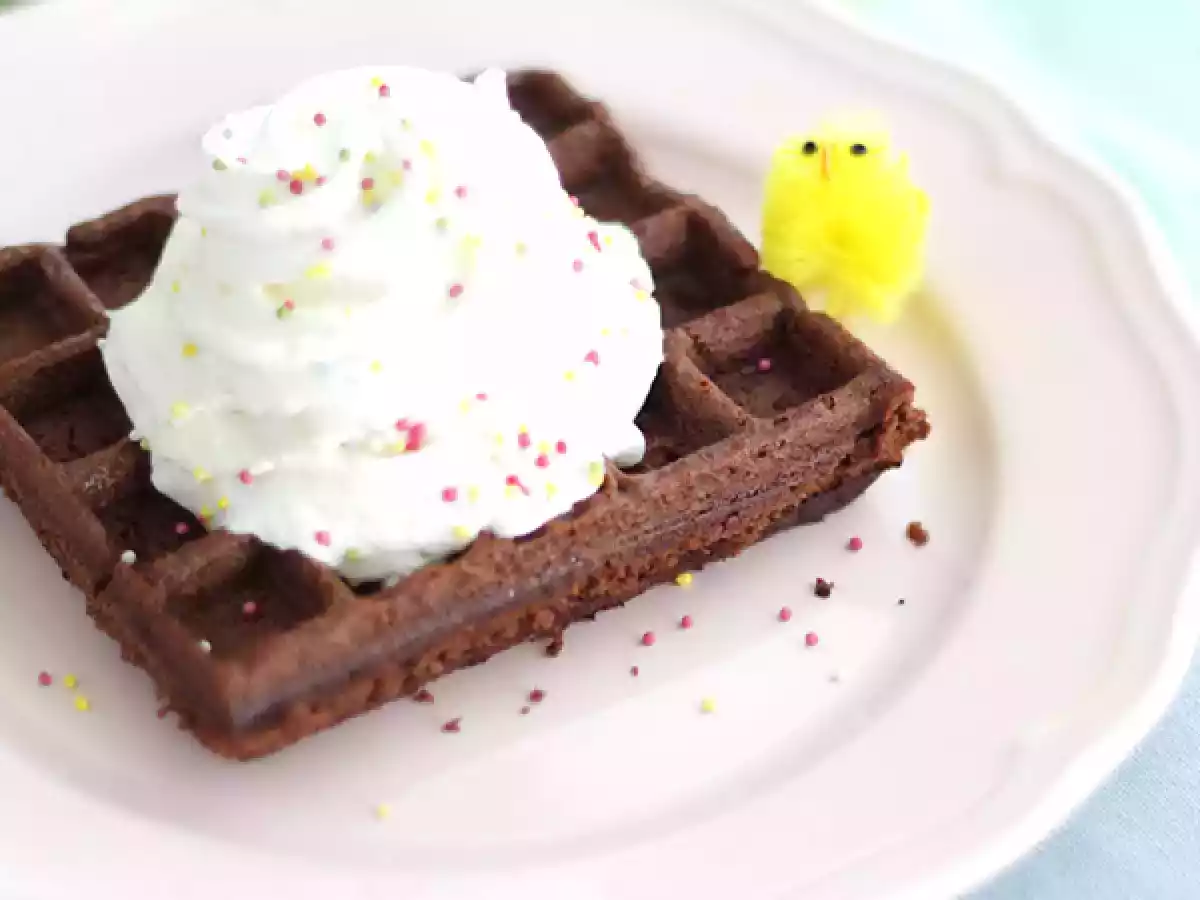 Brownie-Waffeln