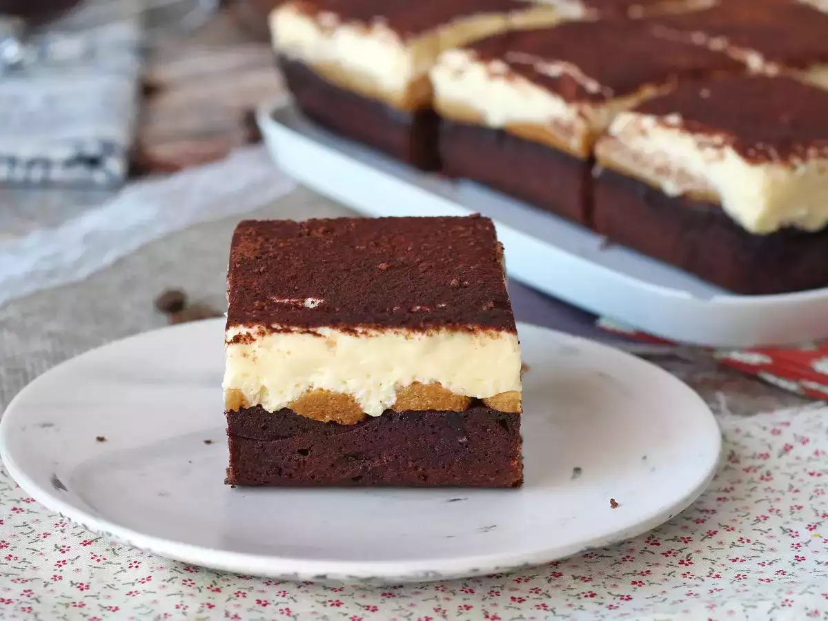 Browniemisu: der perfekte Kuchen für Brownie- und Tiramisu-Fans