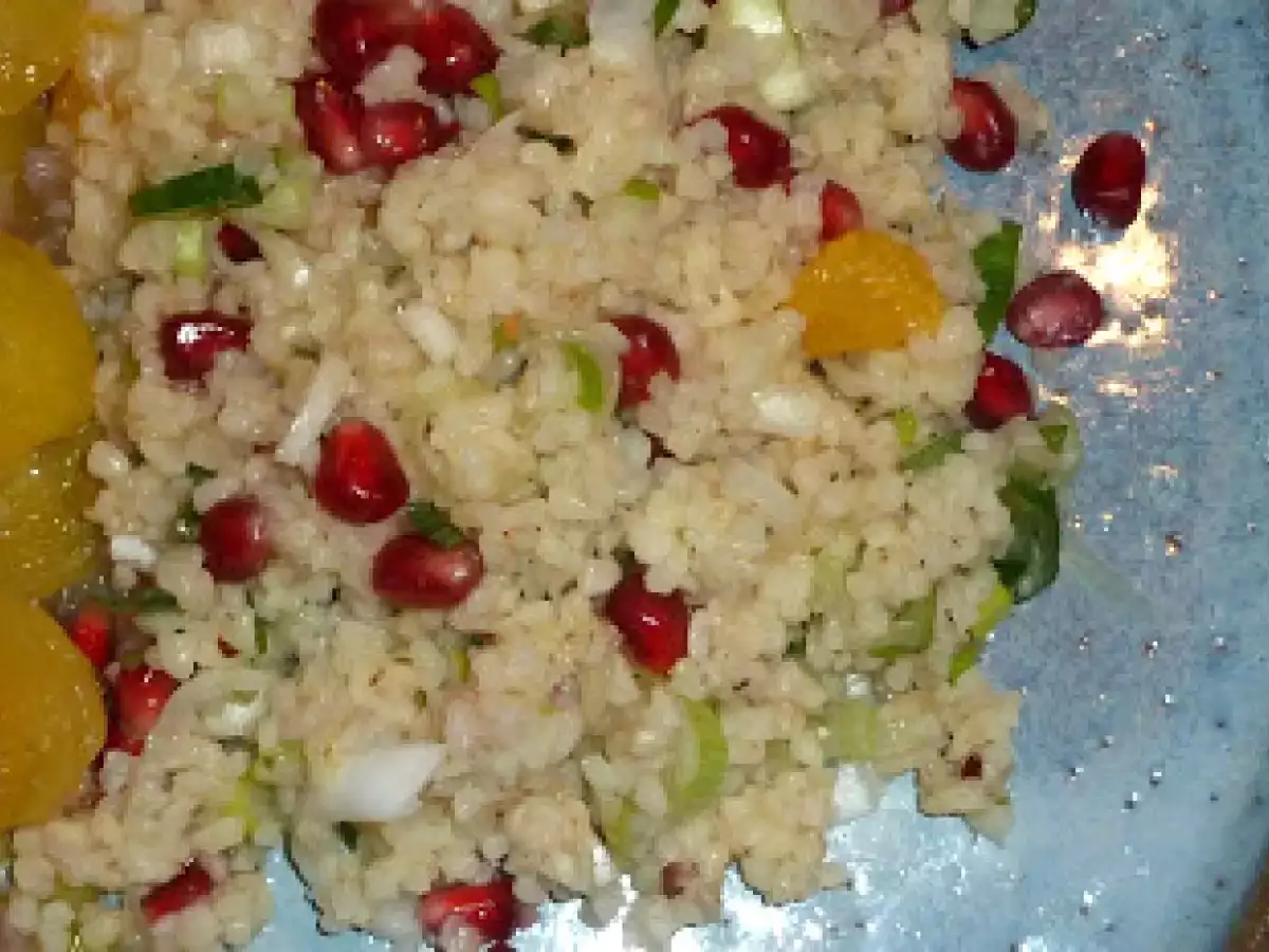 Bulgursalat mit karamelisierten Möhren